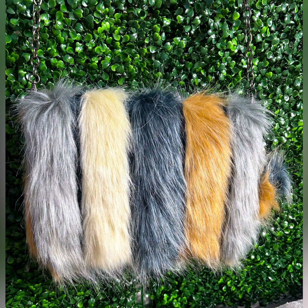 **Closet Rotation**
Priced to Go Fast! Multi-Tone Faux Fur Crossbody Purse